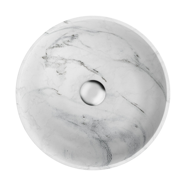 Раковина для ванной Omoikiri Hitomi-WH Natceramic/marble